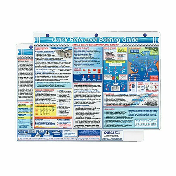 Davis Instruments Davis Quick Reference Boating Guide Card 128